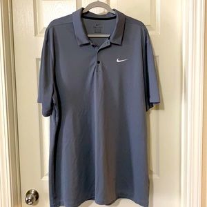 Men’s Nike Dri-Fit Polo Gray Shirt